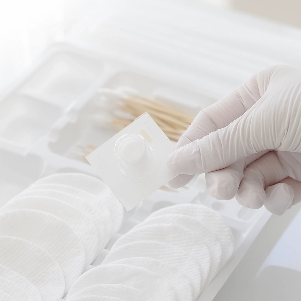 Disposable sterile silicone pigment cups - blister of 12 pcs.