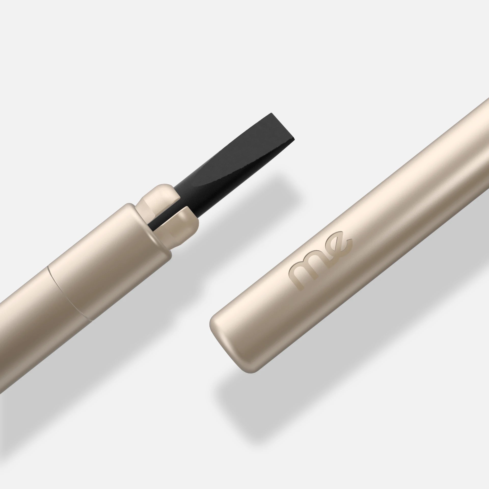 Pencil / Aluminium pen for replaceable disposable refills - Gold